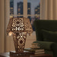 Handcrafted Wooden Moroccan Table Lamp (Design 2)